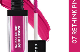 SUGAR Cosmetics Smudge Me Not Liquid Matte Lipstick,Transferproof & Enriched with Vitamin E(4.5 g, 07 Rethink Pink (Fuchsia))