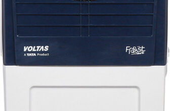 Voltas 45 L Room/Personal Air Cooler(White::Blue, Frost Air 45, with Swing Control)