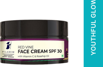 Pilgrim French Mini Red Vine Youthful Glow Moisturizer SPF 30 | Anti-Ageing & Hydrating(8 g)