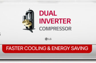 LG 2025 Model 1 Ton 3 Star Split AI Dual Inverter AI Convertible 6-in-1 with VIRAAT Mode, Diet Plus Mode, Faster Cooling and Energy Saving AC(US-Q12CNXE, White)