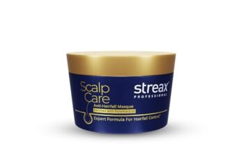 Streax Professional Anti Hairfall Mask with Rosemary Oil, 200 gm I Hair mask for Frizzy Hair, Hair Fall Control & Damaged Hair I Mask for Stronger Hair, Breakage Reduction, Deep Conditioning, Weekly Nourishing Anti Hair fall Masque for Men & Women