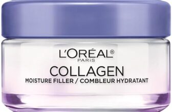 L’OREAL PARIS Collagen Face Moisturizer, Skin Care, Day And Night Cream, Anti-Aging Face Cream To Smooth Wrinkles, Non-Greasy 1. 7 Oz.