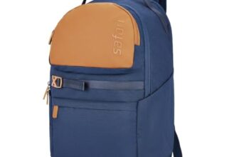 Safari Dart 2 24L College backpack, 2 compartments, 17″ laptop compatible, Smart trolley sleeve, Front pocket, college backpack bags for women and men, travel bag, Ideal for Students, Color – Blue