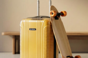 WROGN Clearcase Cabin Suitcase 8 Wheels – 22 Inch