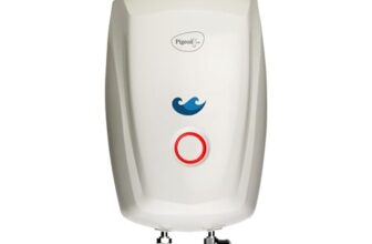 Pigeon 3L Instant Water Heater(Geyser)| Temperature Sensing LED Indicator| Rust & Shock Proof Body| ISI Certified | 2 Year Warranty| High Rise Compatible (White)