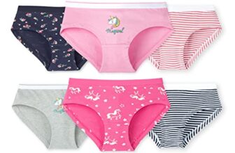 ARIEL Girls Cotton Panties(Pack of 6) KidP- 1314_FBA_13-14_Multicolor