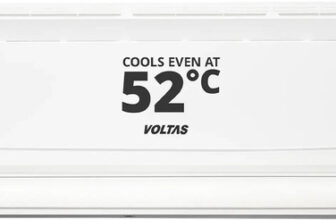 Voltas 2025 Model 1.5 Ton 5 Star Split Inverter 4-IN-1 Adjustable Mode | Energy Efficient | High Ambient Cooling (even at 52�C) | Anti-Dust Filter with Anti-Microbial Coating | Auto Clean AC(185V CAS(4503690), White)