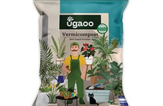 Ugaoo Organic Vermicompost Fertilizer for Plants – 5 Kg | 100% Natural Vermi Compost Manure for Home Garden, Vegetables, Indoor & Balcony Plants | Organic Soil Booster for Plant