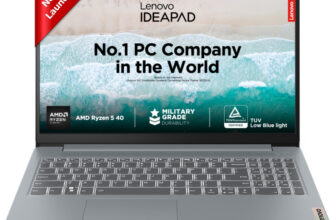 Lenovo IdeaPad Slim 3 with 1Yr ADP AMD Ryzen 5 Quad Core – (16 GB/512 GB SSD/Windows 11 Home) 15AMN8 Laptop(15.6 inch, Arctic Grey, 1.62 kg, With MS Office)