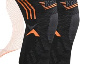 Koxtons Knee Caps for Women and Knee Support for Men, Anatomically Designed with 3D Seamless & Angular Design for Enhanced Comfort and Support, Airmax Pro, Size L