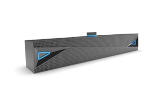 amazon basics X20R 20W Bluetooth Soundbar with 2000mAh Battery | 2X Bass | Up to 9hrs of Playback | Bluetooth 5.3, Aux in, USB, Micro TF Card Connectivity (Grey)