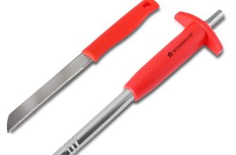 Wonderchef Premium Kitchen Gas Igniter/Lighter and Knife Combo of 2 Pcs., Stainless-Steel, Use at Home & Restaurant, Unbreakable, Easy Grip, Long-Lasting, Rust-Proof, Regular Size, 1 Yr Warranty