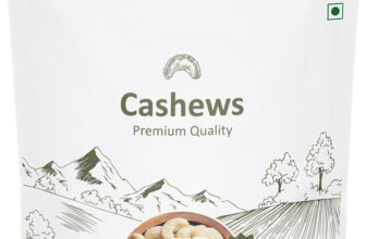 KESARCO 100% Natural Premium Whole Cashews , Kaju nuts, Gluten Free – 1 kg Cashews(1 x 1 kg)