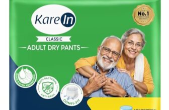 KareIn Classic Adult Diaper Pants, Medium 75 – 100 Cm (30″- 40″), 10 Count, Unisex, Leakproof, Elastic Waist, Wetness Indicator