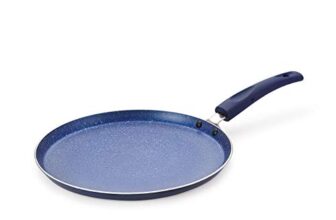 Nirlon Kitchen Accessories for Cooking Aluminium Non Stick Induction Roti|Dhosa Flat Tawa for Induction/Gas Stove Tops(New_Bling_Flat_Tawa)