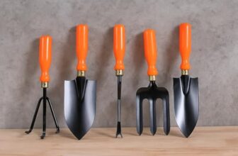 PLANETXERO Gardening Tools Kit (Set of 5), 2 Trowels, Hand Fork, Weeder, Cultivator,| Manual Tools Kit for Home Garden, Indoor and Outdoor Gardening (GTK)