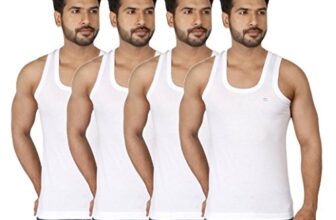 Rupa Frontline Men’s Solid Regular Fit (Frontline Vest_White 80)