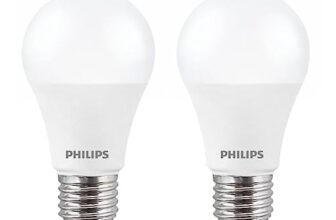 Philips 12-Watts LED Bulb E27 Base (Crystal White, Pack of 2)