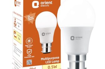 Orient Electric Multipurpose LED Bulb 9W,multi wattage led light 9W-0.5W with dimming feature, Cool White, 6500K, B22d cap, Pack of 1