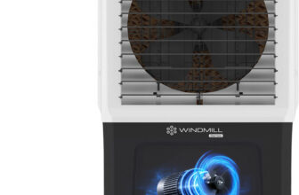 Thomson 55 L Room/Personal Air Cooler(Dark Grey & White, Windmill 55 L Personal Air Cooler WM55N)