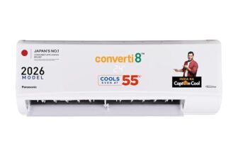 Panasonic 1.0 Ton 3 Star, New Star rated, Inverter Split AC (Smart Auto Cool, Higher Airflow, 55°C Oper., Crystal Clean, Copper Cond., 8in1 Convertible, 2-Way, Powerful Mode, PM0.1 Filter, CS/CU-SU12BKY3T,White)