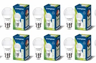 Crompton Dyna Ray 9 Watt LED Bulb Cool Day Light | Pack of 10 | B22 Base, Energy-Efficient | LED Bulb for Home & Office, Wide Light Spread