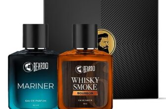 Beardo Whisky Smoke Bourbon Perfume 50ml & Mariner Perfume 50ml Combo | Long Lasting Perfume For Men | Oriental, Woody, Leathery | Fresh, Aqua Notes | Gift Set | Rakhi Gift for Brother | Gift for boyfriend | Gift for Men | Gift for Brother
