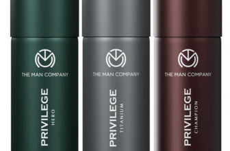 THE MAN COMPANY Privilege Hero, Titanium & Champion | Long-Lasting Deodorant Spray  –  For Men(450 ml, Pack of 3)