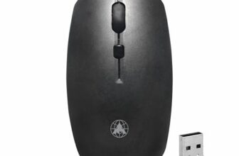 ProDot WM-375 Plug & Play Ergonomic Wireless Mouse I Adjustable DPI Optical Sensor 1000-1600 I 5M Key Press Life & Clickable Scroll Wheel I 2 Year Warranty I Compatible with Windows, iOS, Linux