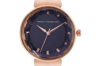 French Connection Analog Blue Dial Women’s Stainless Steel Watch-Fcn053A