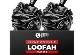 Beardo Power Scrub Large Loofah for bathing for men | Loofah Scrubber Exfoliator removes dead skin & Controls Oil | High Lather Creation | Cleanses & Exfoliates |Pack of 2 | Suitable for all Skin types | Made for Men & Women