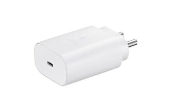 Samsung Original 25W Travel Adapter + C to C Cable, White