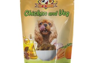 Nootie Dog’s Favorite Chicken & Veg Gravy-(70g) Natural Ingredients, Easy to Digest, Enhances Dog Food Gravy for Dogs, Dog Chicken & Veg Gravy, Wet Gravy for Dogs, Dog Food Topper (Pack of 24x70g)