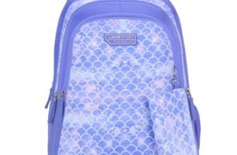 Lavie Sport Scales 36L Purple Backpack | Fits Upto 15 Inch Laptop | Organizer & Bottle Holder |Pencil Pouch | Gift for Men, Women, Boys, Girls | Laptop Sleeve for School & College