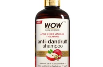 WOW Skin Science Apple Cider Vinegar Shampoo with DHT Blockers | Gentle & Natural Detox Formula that Helps Remove Buildup | For Men & Women 300ml