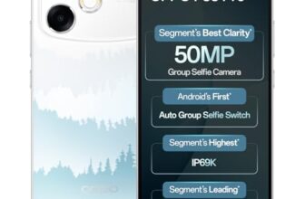 Oppo F33 Pro 5G Smartphone (8GB RAM, 128GB Storage, Misty Forest) |50MP Ultrawide Selfie Camera|7000 mAh Long Battery Life | 80W Fast Charging-with No Cost EMI/Bank Offers