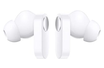 OnePlus Nord Buds True Wireless in Ear Earbuds with Mic, 12.4mm Titanium Drivers, Playback:Up to 30hr case, 4-Mic Design + AI Noise Cancellation, IP55 Rating, Fast Charging (White Marble)