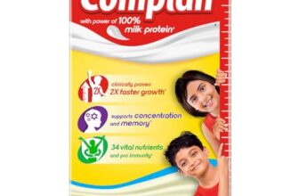 Complan Nutrition Drink Powder for Children, Creamy Classic Flavour, 1 Kilogram Carton | Nutrition drink for kids with protein & 34 vital nutrients
