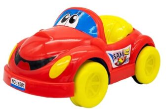 ToyBharat Push N Go Sam Car – Realistic, Safe & Colourful Toy for Kids 1–6 Years, Made in India