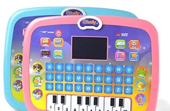 Jack Royal Computer Tablet Toy Baby Children Early Educational Learning Machine Toys Electronic Children Study Game for 3+ Year Old’s Girls Boys Gift Birthday Presents (Kids Computer)