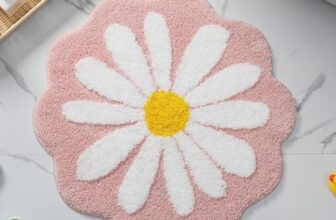 AAZEEM Mat Rugs Non-Slip Abstract Bath Rugs Cute Mat Washable for Tube|Rectangular Door Mat for Home |Drawingroom |Easy Clean Indoor and Outdoor Floor Mat |Super Absorbent |Pink|16″x24″ & 20″x32″ |