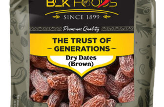 BLK FOODS 1Kg Dry Dates Brown | Sukha Khajoor (Chuara Kharek) Dates Dates(2 x 500 g)