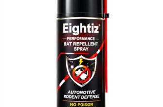 Eightiz Rat Repellent Spray for Cars, Bikes, Computer No Mask Required, No Trapping Protect Wires in Car Bike Computer No Poisoning,No Killing, Unique Natural Active Ingredients 150 ml.