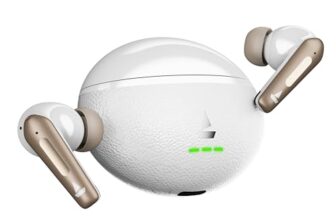 boAt Airdopes Prime 512 (2026 Launch) Volume Swipe Control, 4Mics AI-ENx, 50H Battery, Multi Connect, App Support, BT v6.1, Bluetooth Earbuds, TWS Ear Buds Wireless Earphones with mic(Moonstone White)