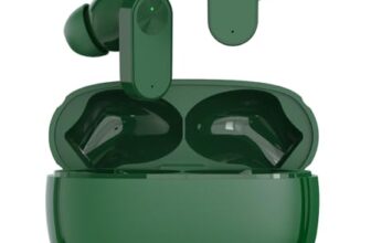 COREGENIX NORD Buds in The Ear Wireless Earbuds | ENC Mic for Crystal-Clear Calls | 30hr Playtime with Type-C Fast Charging | BT5.3 Gaming Bluetooth Earphones | Touch Control Sports Headphone (Green)