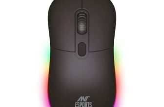 Ant Esports GM40 Wired Optical Gaming Mouse with RGB LED, Lightweight and Ergonomic Design, DPI Upto 2400, Compatible with Windows and Mac