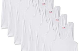 Rupa Jon Men 100% Cotton Standard Fit Sleeveless Vest | Fabric | Round Neck | Pack of 9 White, XL