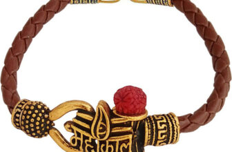 Sullery Leather Rhodium Bracelet