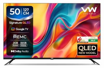 VW 127 cm (50 inches) Pro Series 4K Ultra HD Smart QLED Google TV VW50GQ2