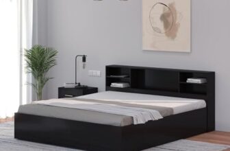 Callas Trinity King Size Bed Engineered Wood with Box,Modern Design with Headboard with Box | Elegant Finish | Durable Structure | 1 Year Warranty with Free Installation